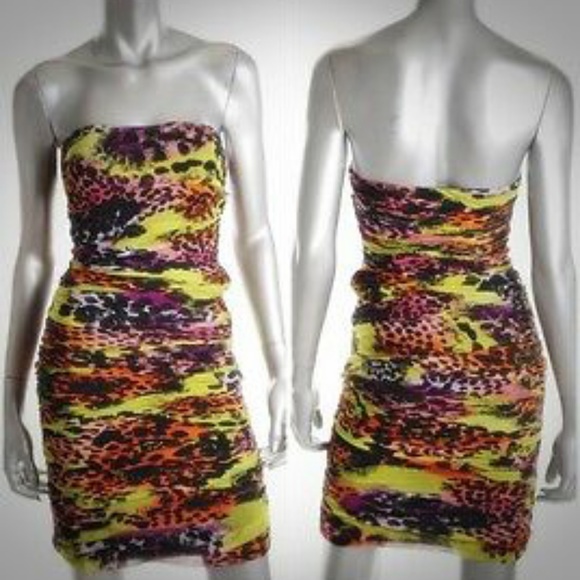 DVF Diane von Furstenberg Strapless Cocktail Dress - Perfect for Prom! - Picture 2 of 8